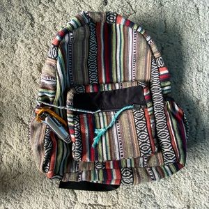 Woven adventure day bag